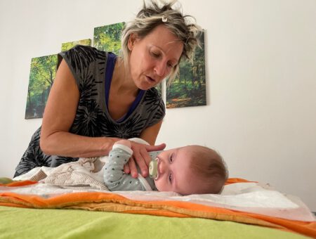 Osteopathie für Babys <br>und Kinder